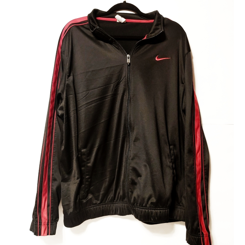 Nike warm up track zip up jacket mens size XL